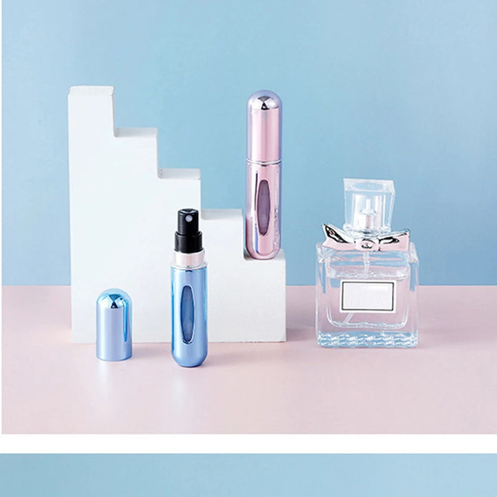 Traveling Perfume | Portable Liquid Container For Cosmetics Mini Metal Aluminum Pump - Refillable