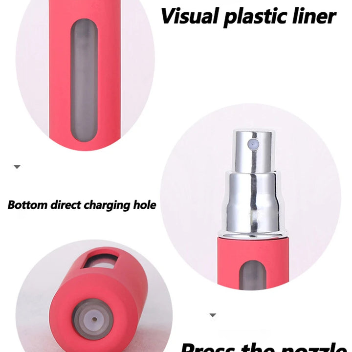 Traveling Perfume | Portable Liquid Container For Cosmetics Mini Metal Aluminum Pump - Refillable