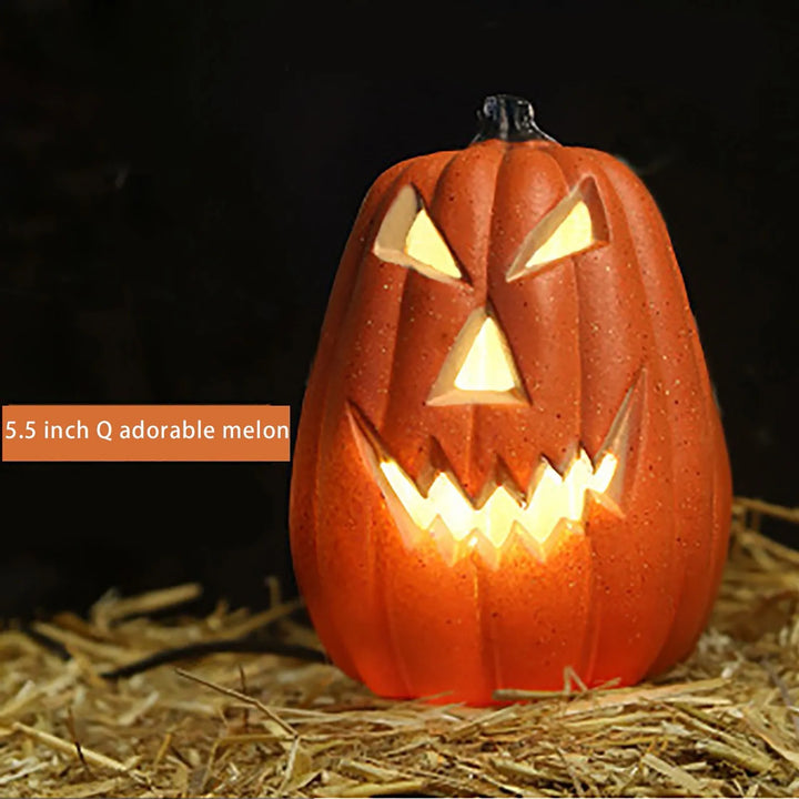 Halloween LED Pumpkin Lantern, LED Light Lamp Lantern Home Decor