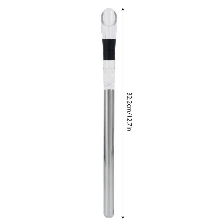 Stainless Steel Wine & Beer Chilling Rod with Built-in Aerator & Pourer